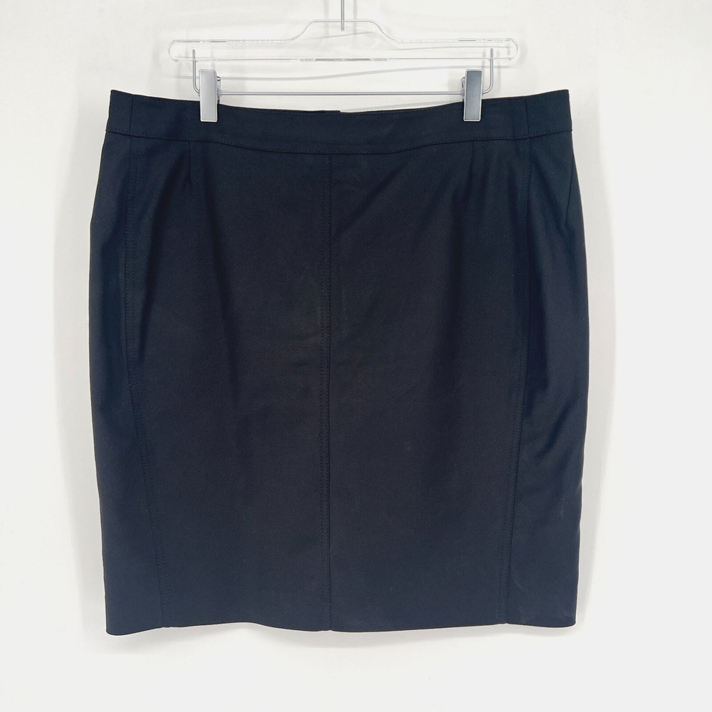Akris Punto Skirt Womens 14 Black Designer Office‎ Work Career Staple Capsule